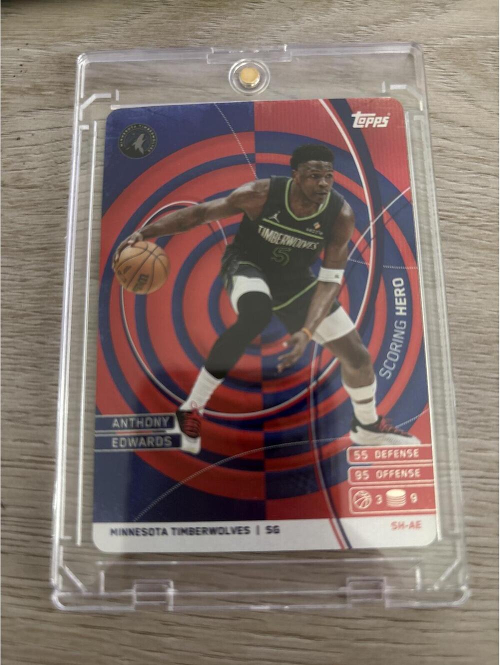 Anthony Edwards Minnesota Timberwolves Trading Card